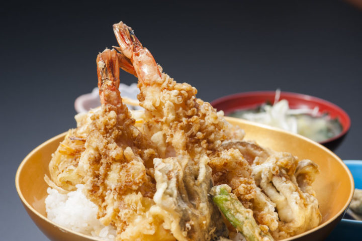 ebi-3bon-tendon | 旬膳 はな房