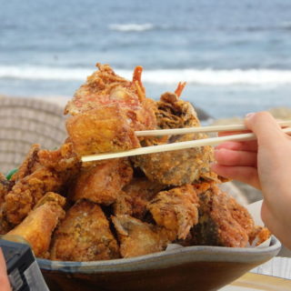 地魚あら唐揚げ